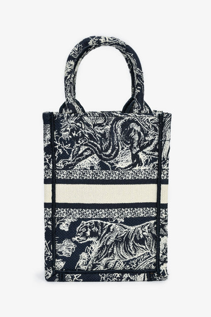 Dior Book Tote Leather Tote Bag Cream