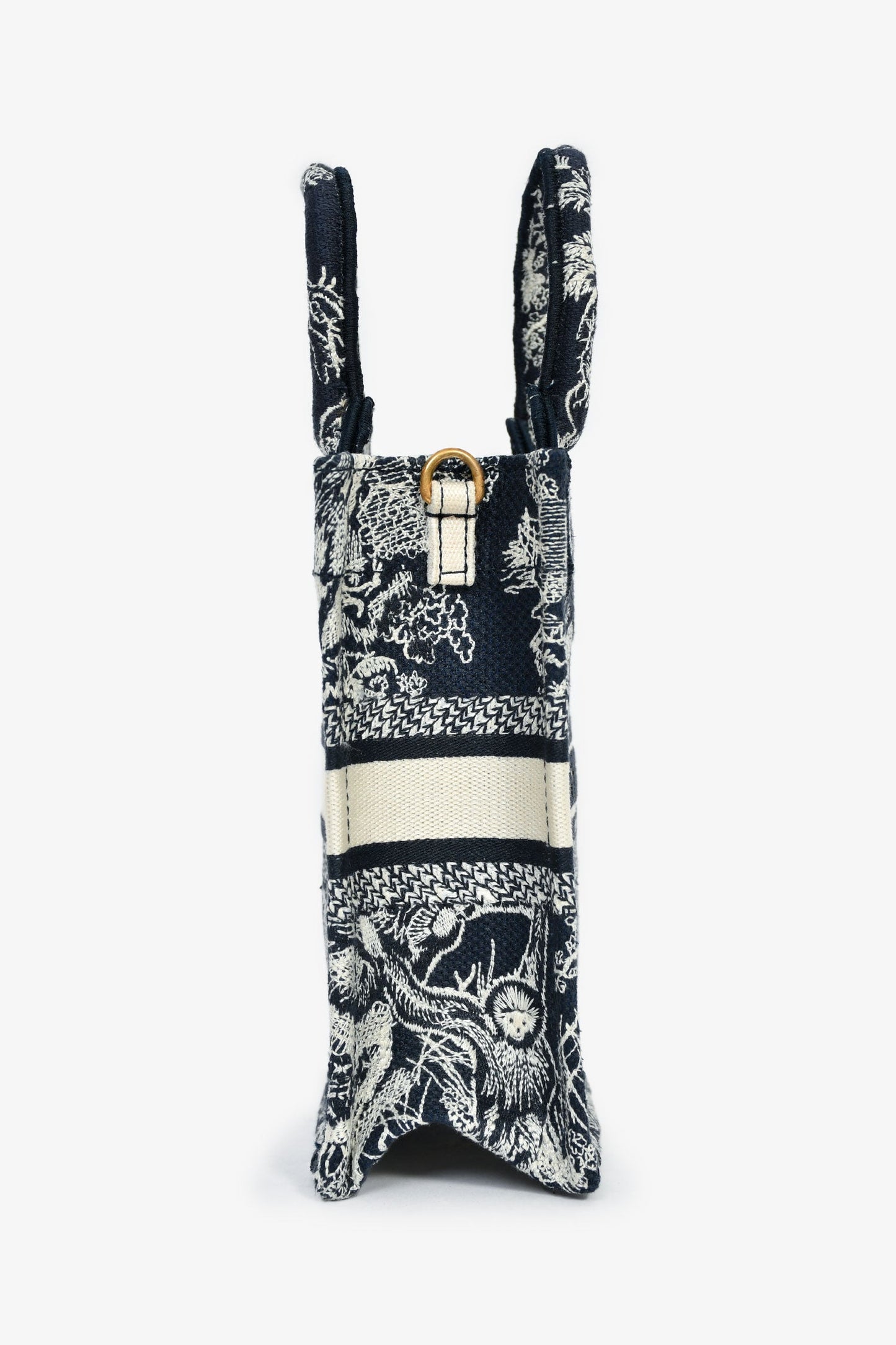 Dior Book Tote Leather Tote Bag Cream