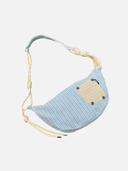 Makersluxe® - Patchwork Stripe Crossbody Bag