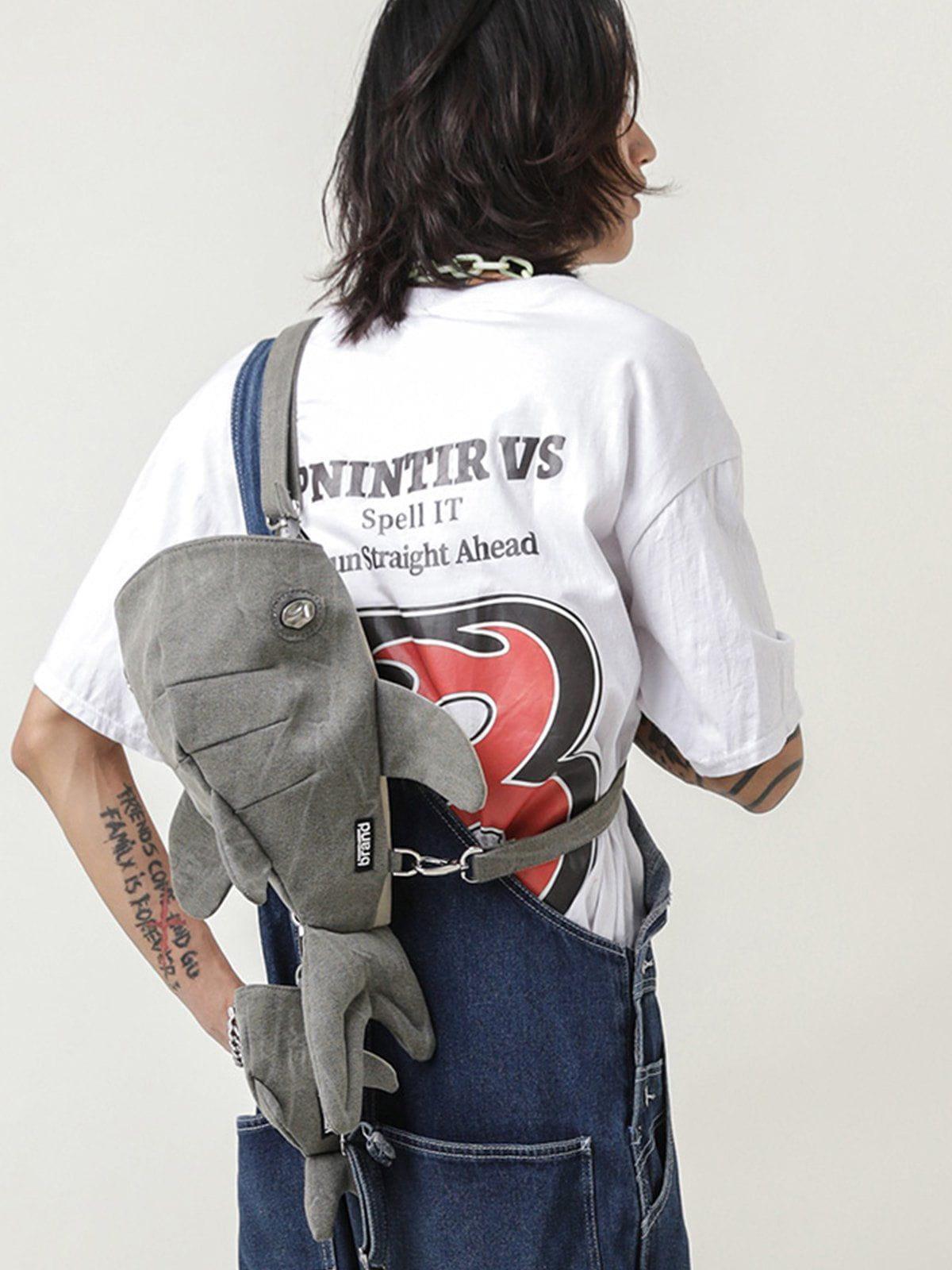 Makersluxe® - Shark Shape Crossbody Bag