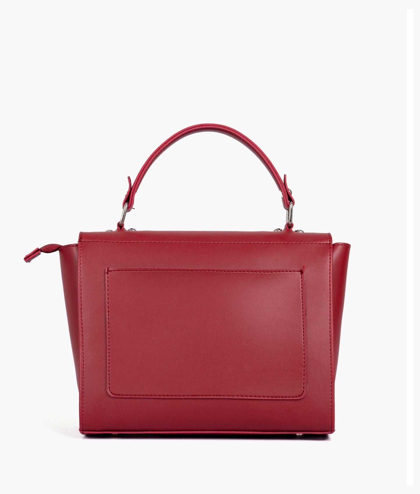 Maroon mini messenger bag