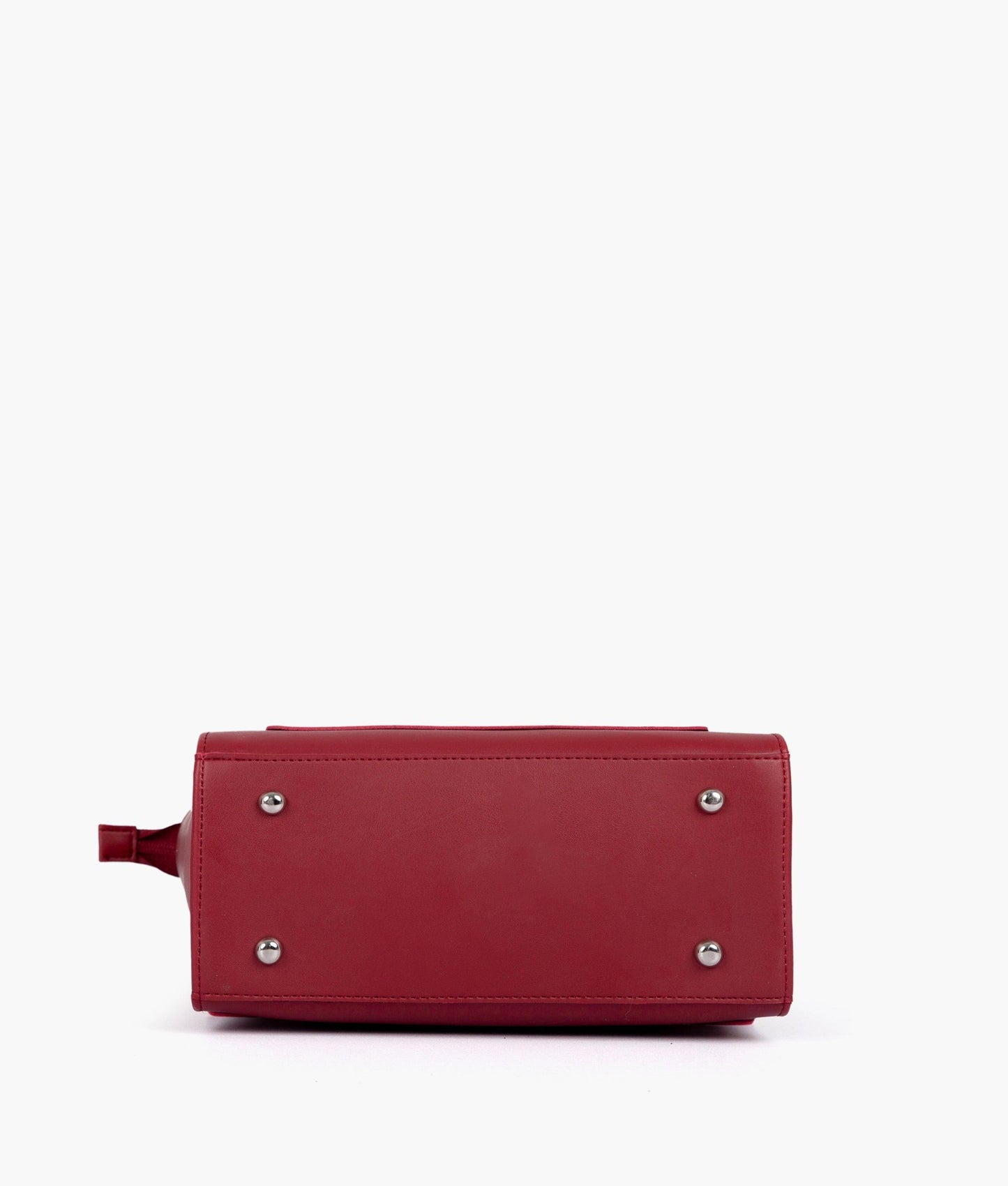 Maroon mini messenger bag