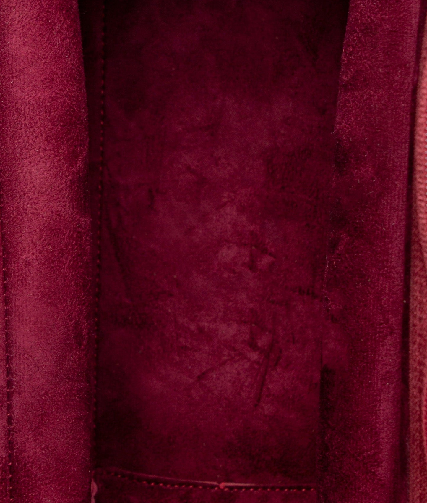 Maroon mini messenger bag