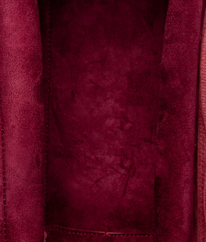 Maroon mini messenger bag