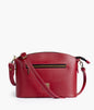 Maroon dome cross-body bag