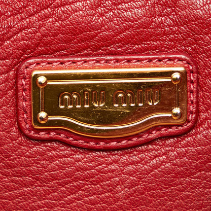Miu Miu Leather Crossbody Bag