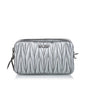 Miu Miu Matelasse Double Zip Leather Crossbody Bag
