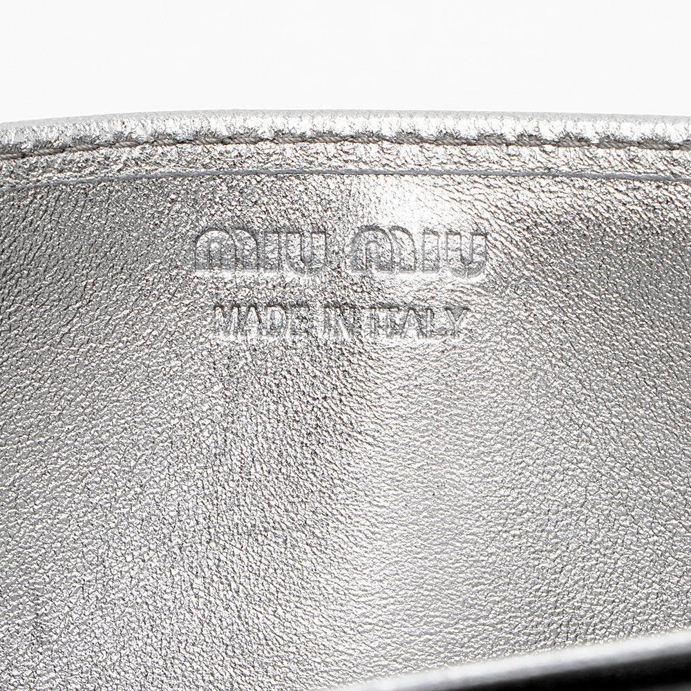 Miu Miu Sequin Flap Crossbody Bag