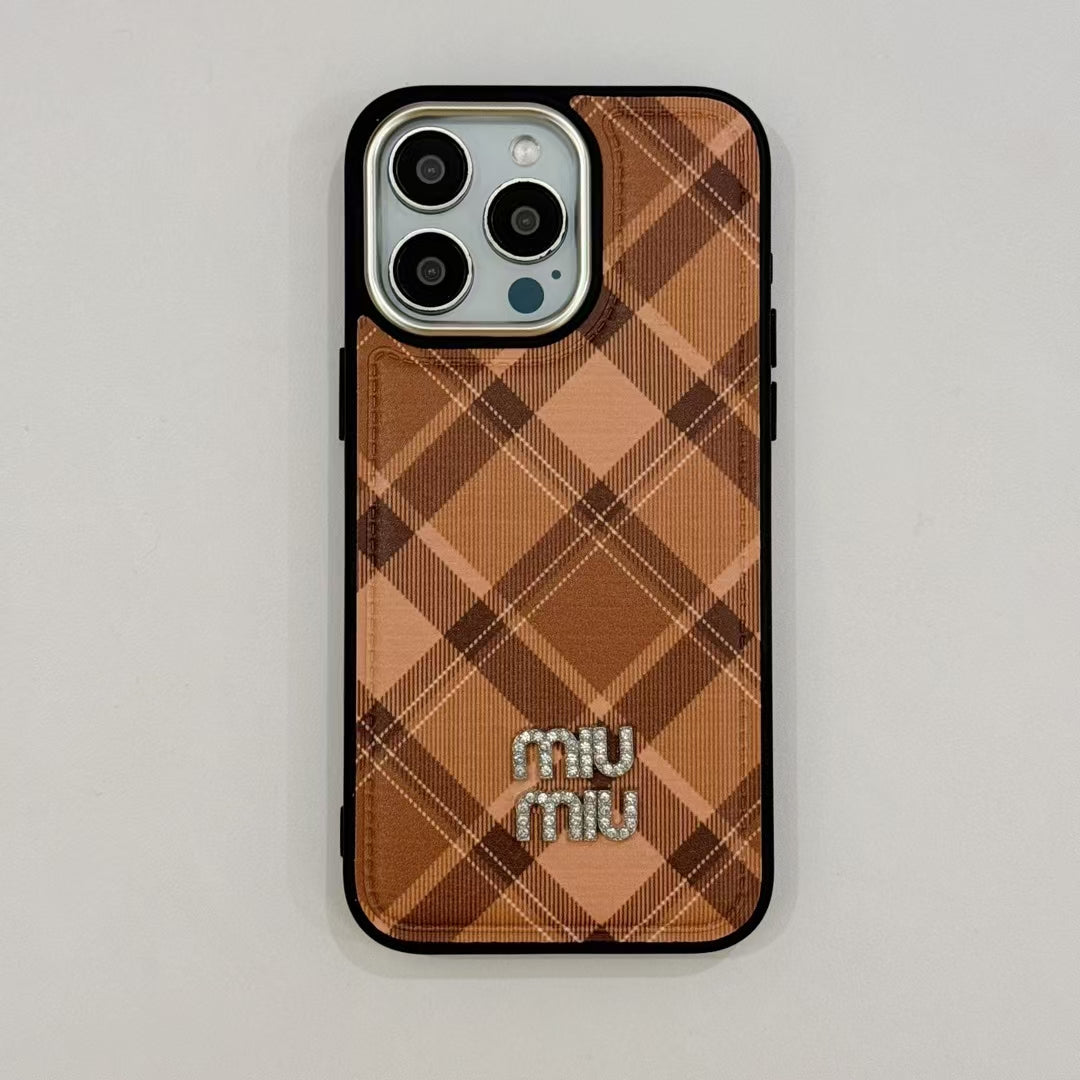 MiuMiu iPhone Case for 13 14 1 5 16 &amp; Pro Max Plus Series