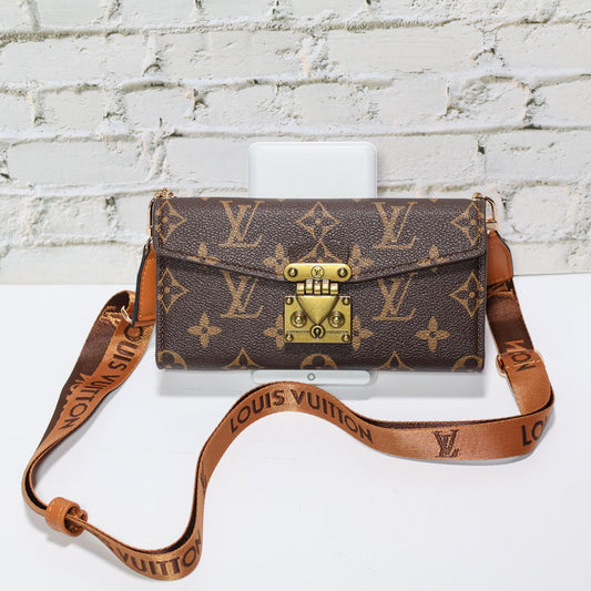 LV iPhone Wallet Brown Monogram for 17/Pro/Pro Max/Air