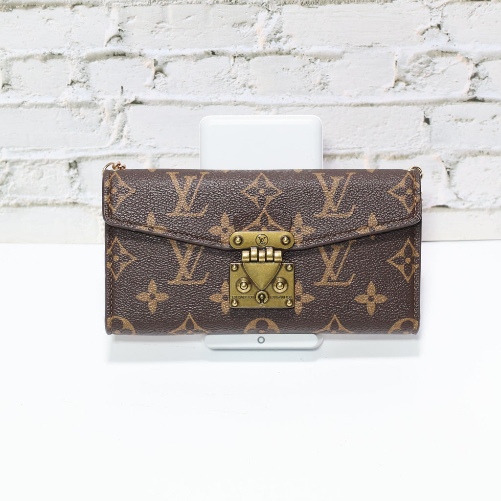 LV iPhone Wallet Brown Monogram for 17/Pro/Pro Max/Air