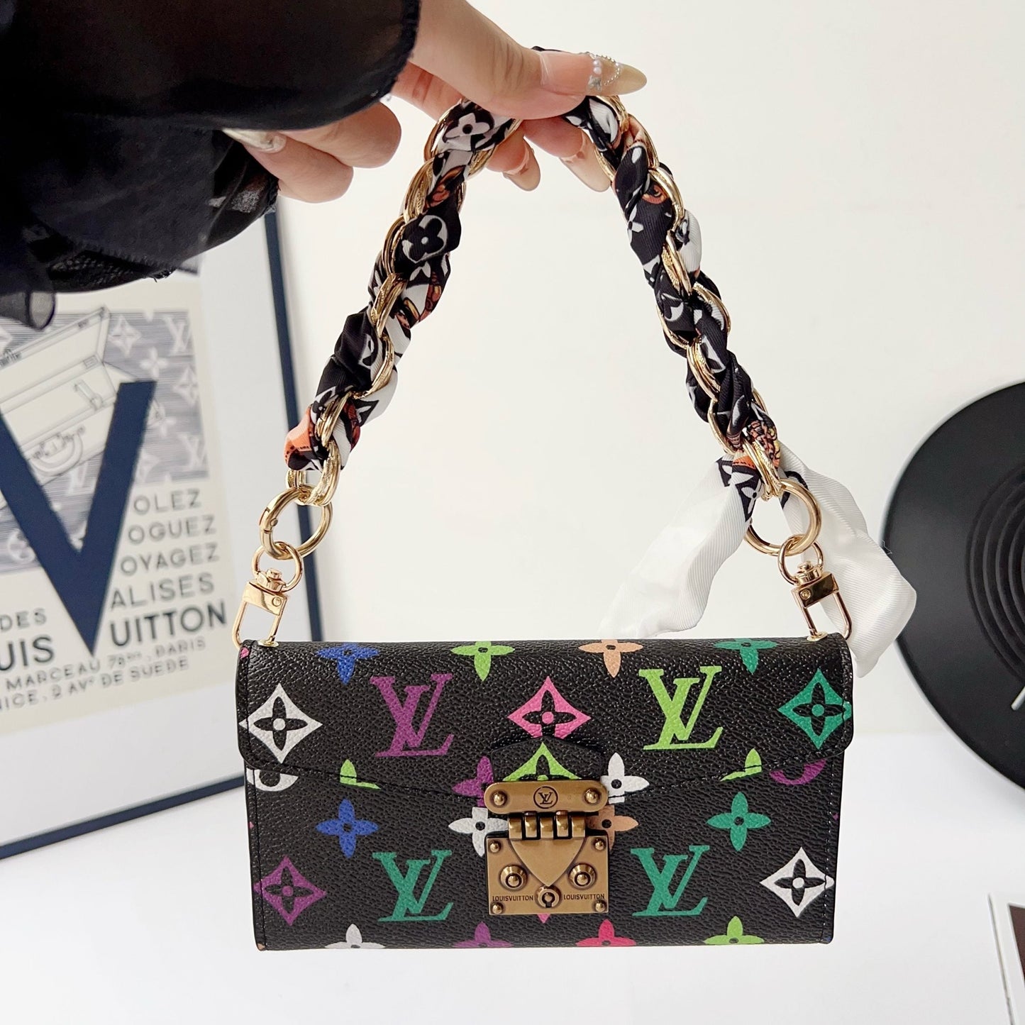 Multicolor LV Crossbody Phone Case for 1317 Pro/Pro Max
