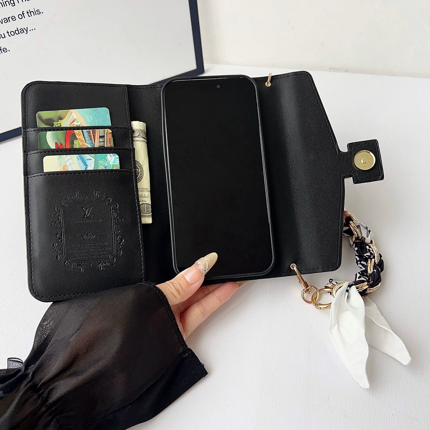 Multicolor LV Crossbody Phone Case for 1317 Pro/Pro Max