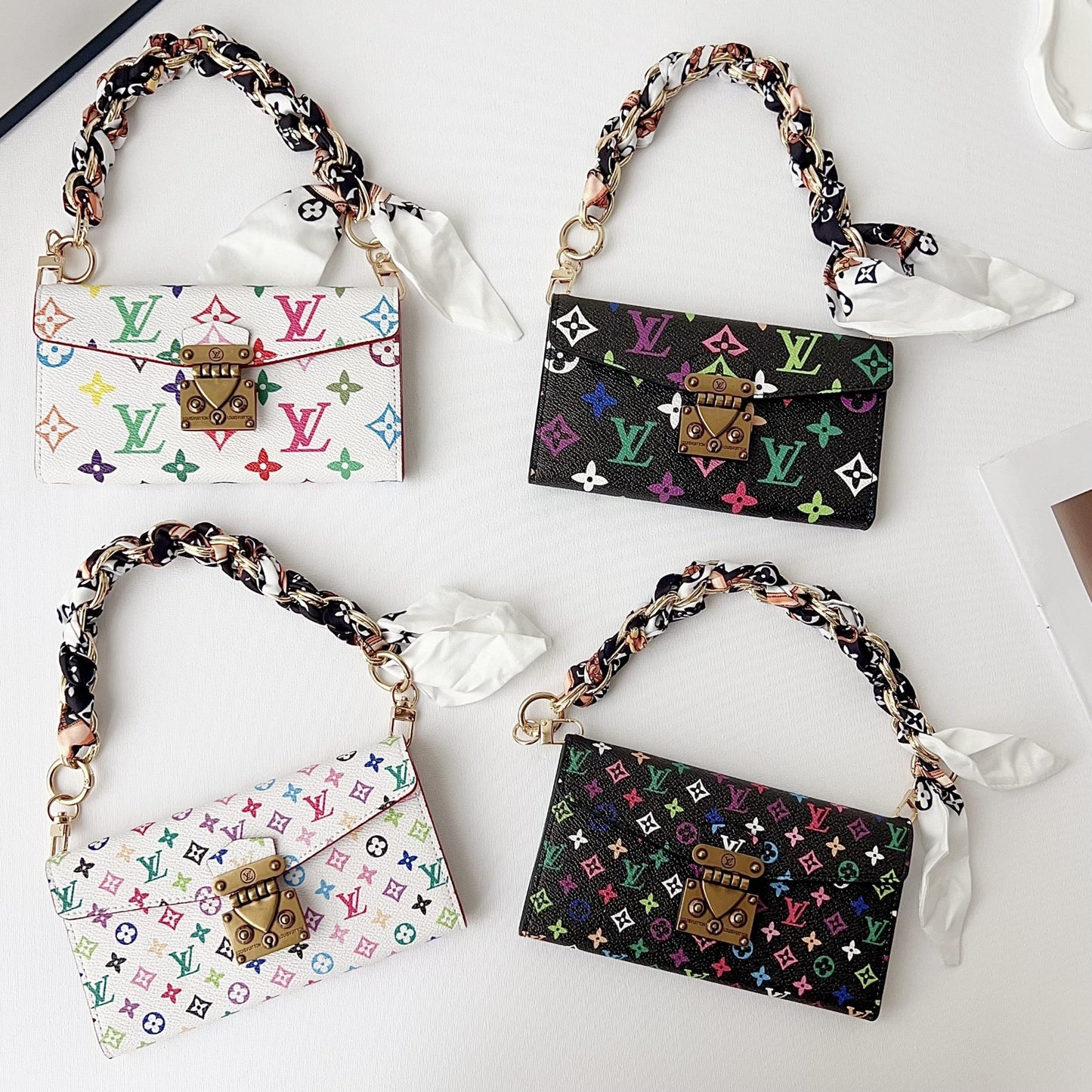 Multicolor LV Crossbody Phone Case for 1317 Pro/Pro Max