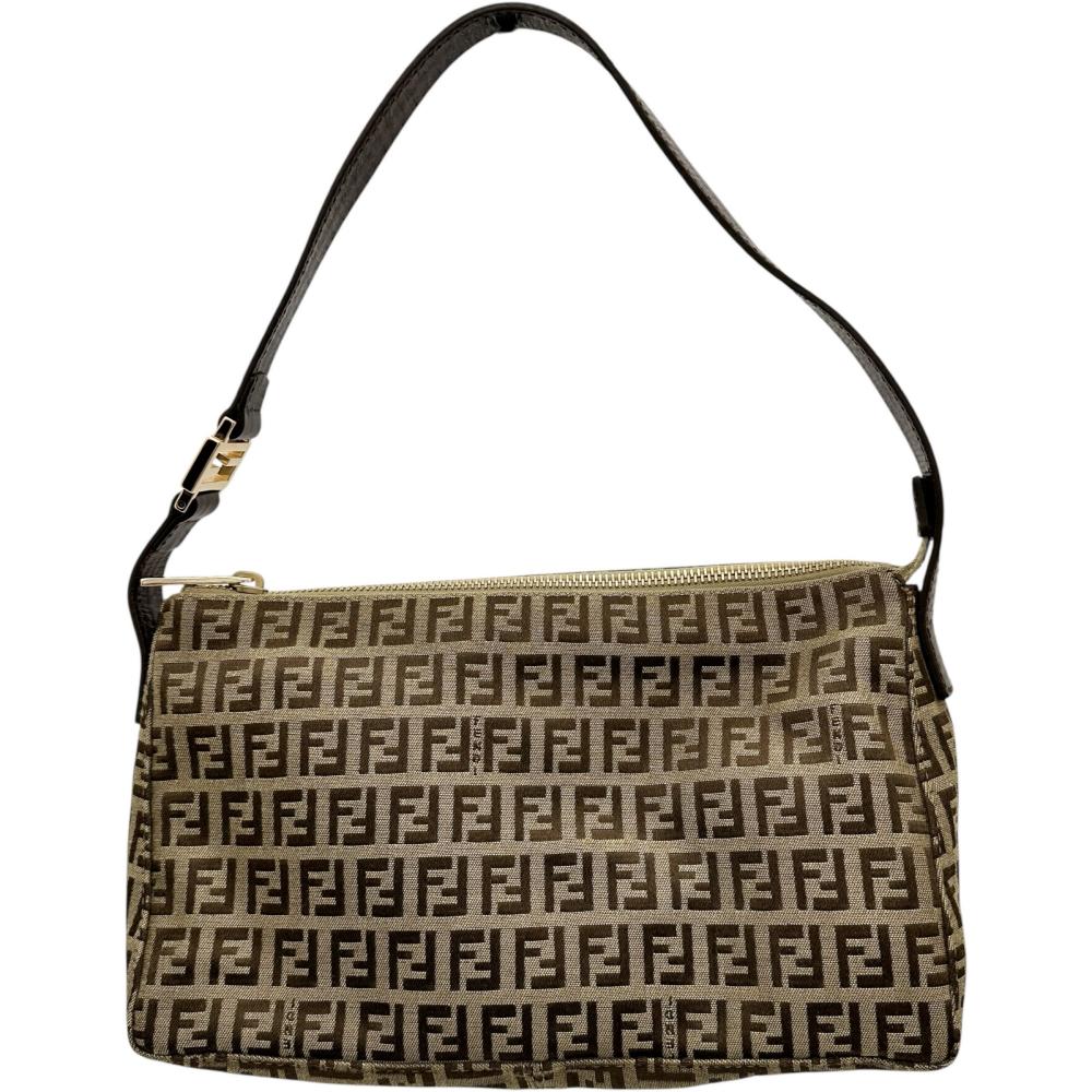 Fendi Zucchino Red Shoulder Bag Style 49