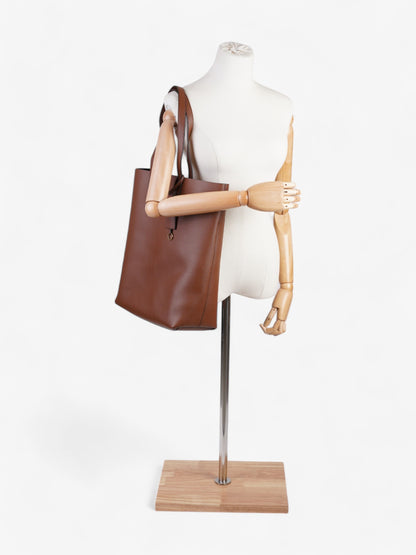 Saint Laurent Leather Brown Handbag Leather