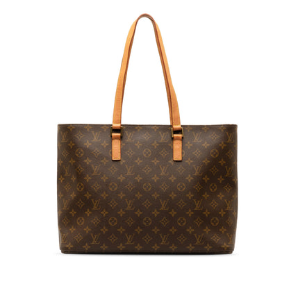 Brown Louis Vuitton Monogram Luco Tote Bag