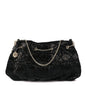 Christian Dior Embroidered Beaded Dream Bucket Bag Black