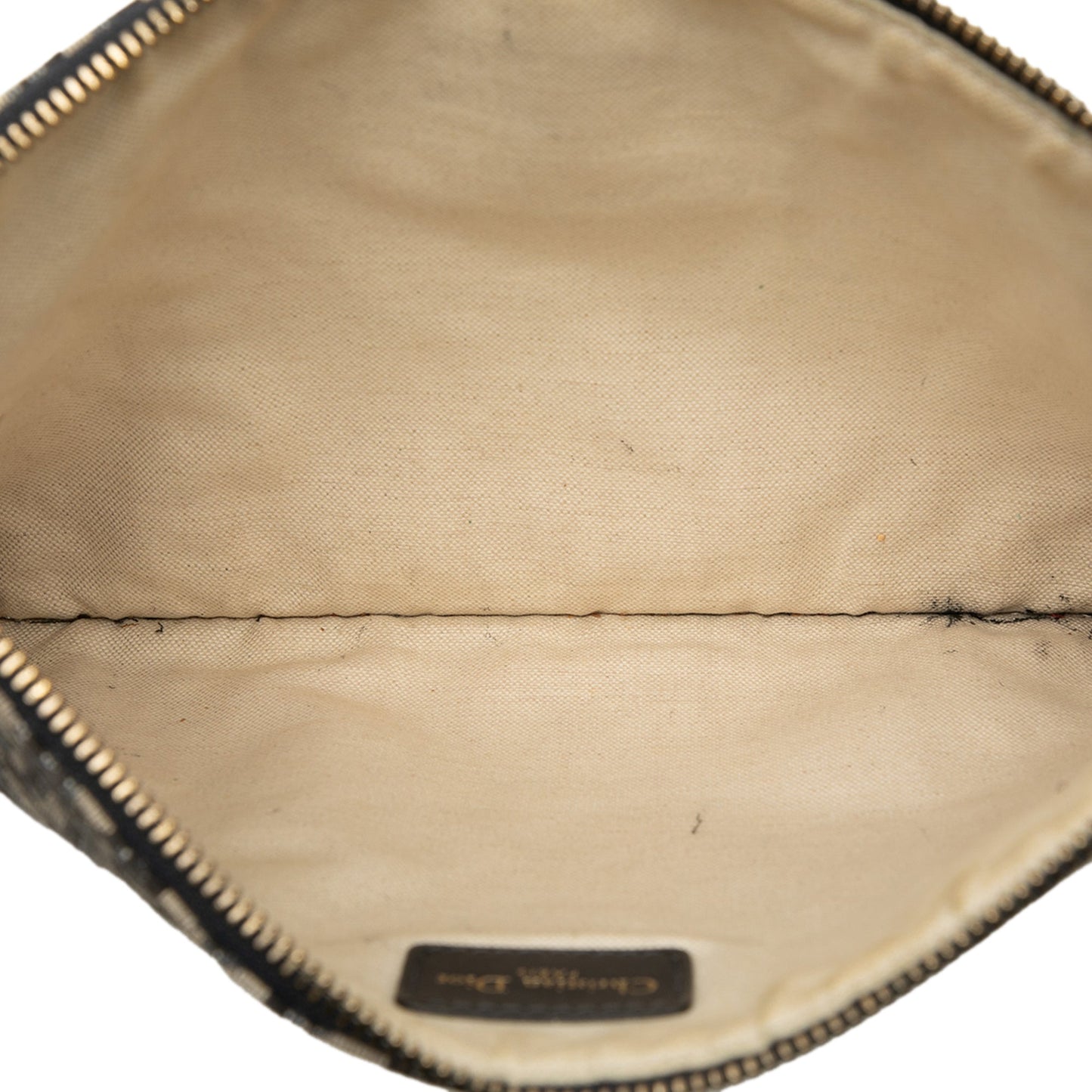 Blue Dior Oblique Canvas Clutch