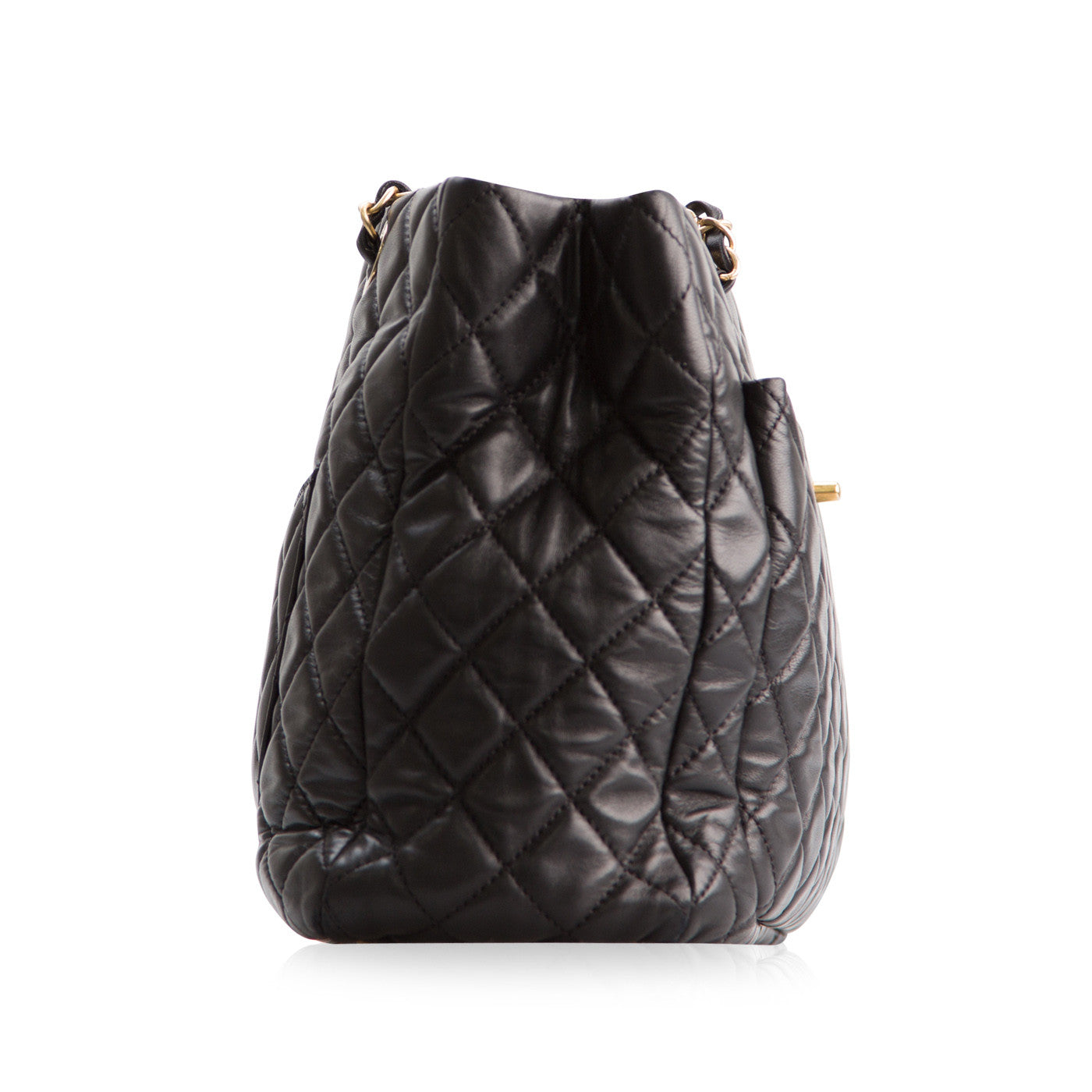 Chanel Lambskin Black Tote Bag Style 3