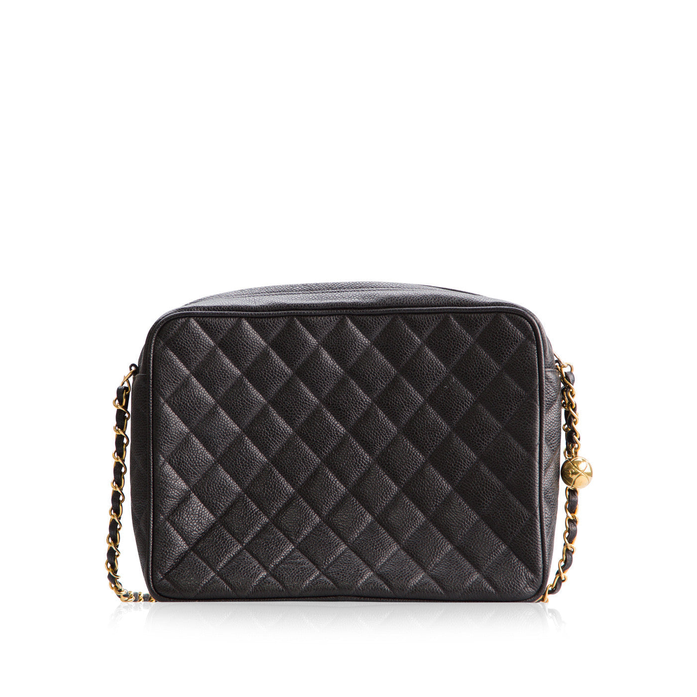 Chanel Timeless Caviar Gold Handbag Caviar