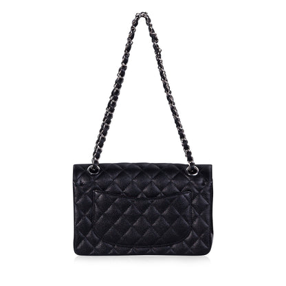 Chanel Classic Flap Caviar Black Shoulder Bag Style 134