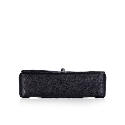 Chanel Classic Flap Caviar Black Shoulder Bag Style 134