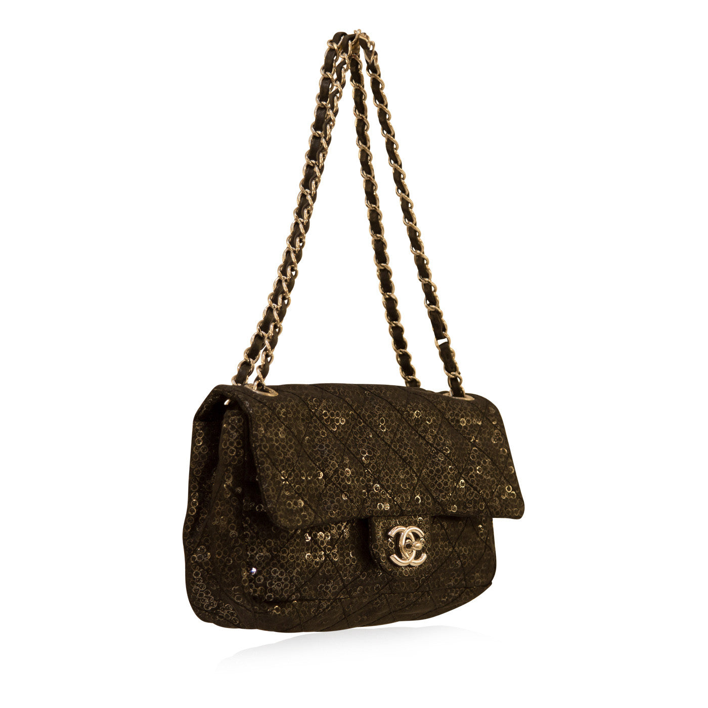 Chanel Classic Flap Leather Black Shoulder Bag Style 2