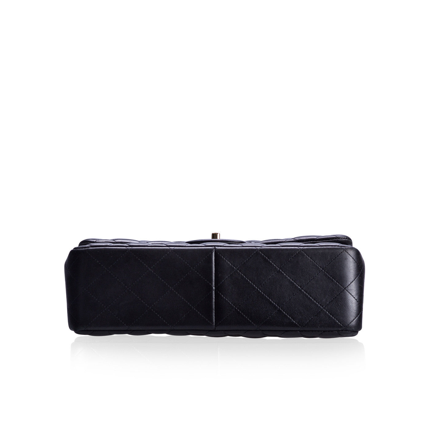 Chanel Classic Flap Lambskin Black Shoulder Bag Style 281