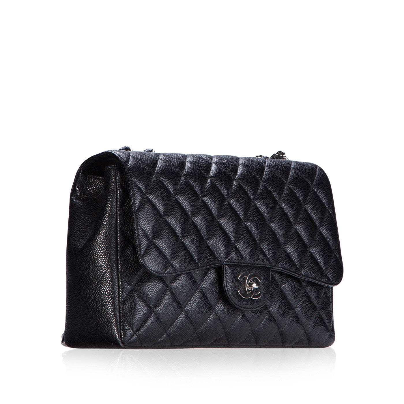 Chanel Classic Flap Caviar Black Shoulder Bag Style 139