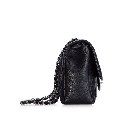 Chanel Classic Flap Caviar Black Shoulder Bag Style 139