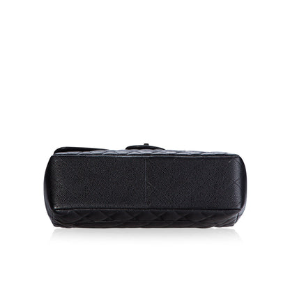 Chanel Classic Flap Caviar Black Shoulder Bag Style 139