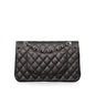 Chanel Classic Flap Lambskin Black Shoulder Bag Style 283