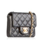 Chanel Classic Flap Leather Black Shoulder Bag Style 9