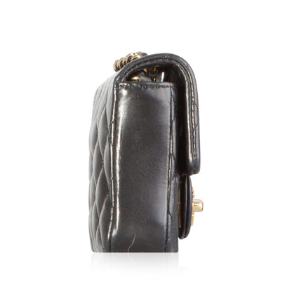 Chanel Classic Flap Leather Black Shoulder Bag Style 9