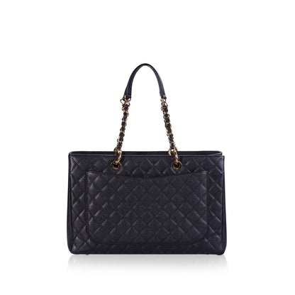 Chanel Timeless Caviar Black Tote Bag Style 45