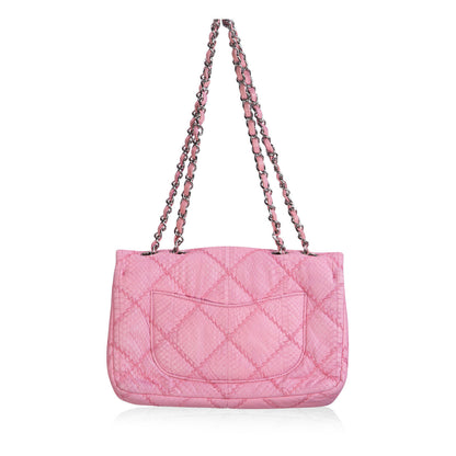 Chanel Classic Python Flap Bag