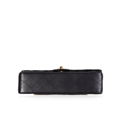 Chanel Classic Flap Lambskin Black Shoulder Bag Style 26