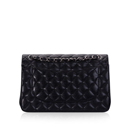 Chanel Classic Flap Lambskin Black Shoulder Bag Style 280