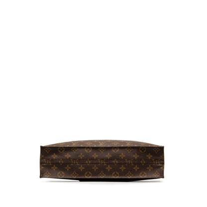 Brown Louis Vuitton Monogram Sac Plat Tote Bag