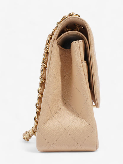 Chanel Classic Double Flap Nude Caviar Leather Jumbo