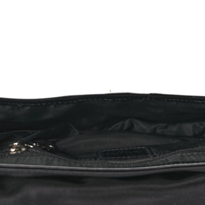 Christian Dior Nylon Saddle Bag Black