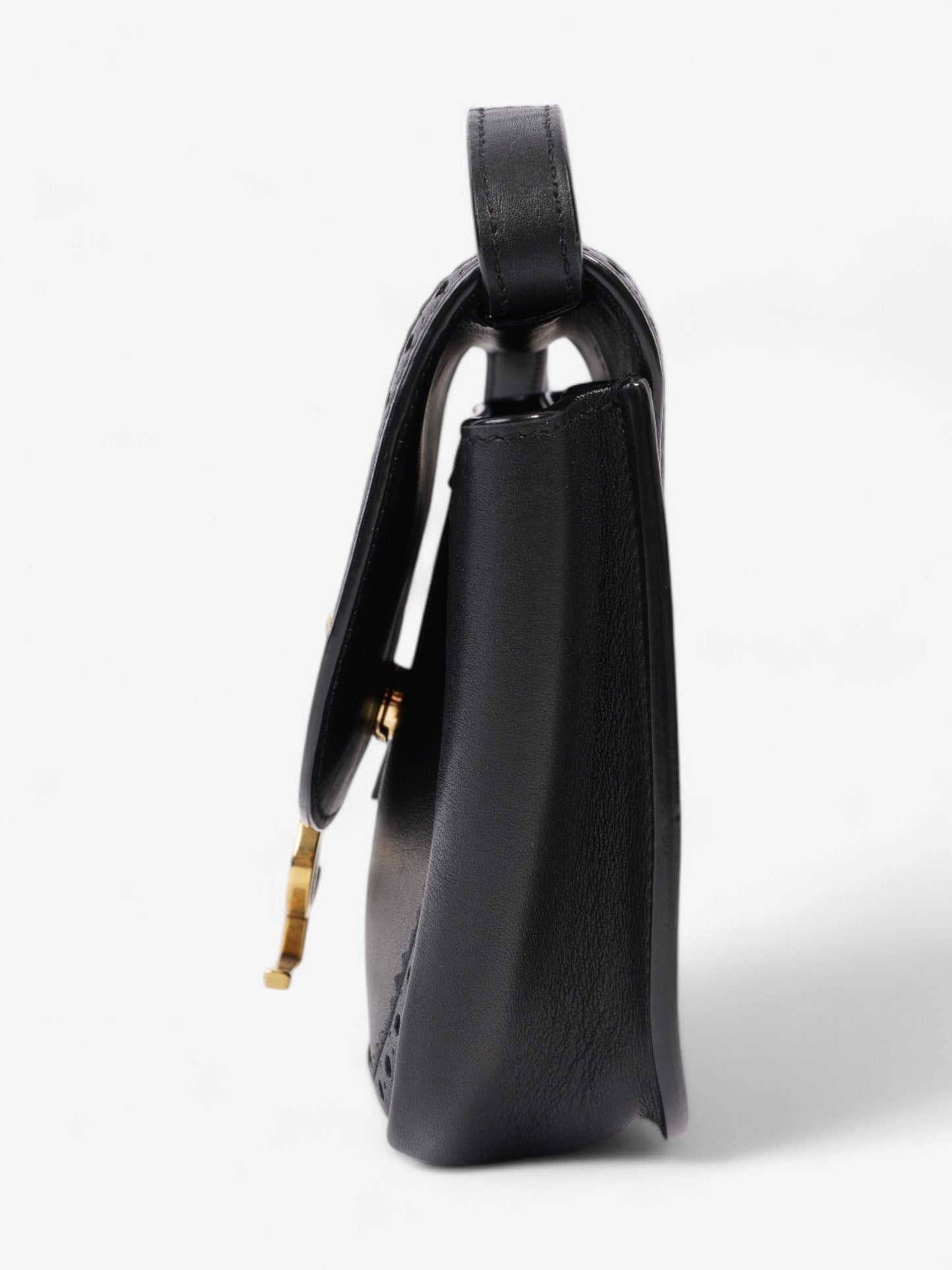 Saint Laurent Kaia Leather Black Handbag Style 4