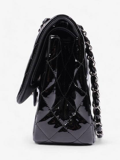 Chanel Classic Double Flap Black Patent Leather Jumbo