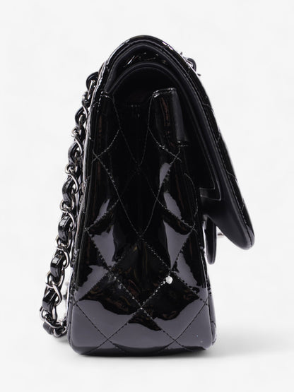 Chanel Classic Double Flap Black Patent Leather Jumbo