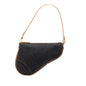 Blue Dior Mini Denim Saddle Pochette Shoulder Bag