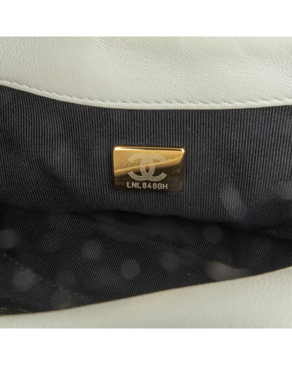 Mini Quilted Lambskin Chain Flap Crossbody Bag