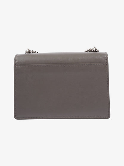 Saint Laurent Sunset Grey Leather Small