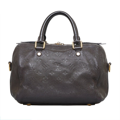 Brown Louis Vuitton Monogram Empreinte Speedy Bandouliere 25 Boston Bag
