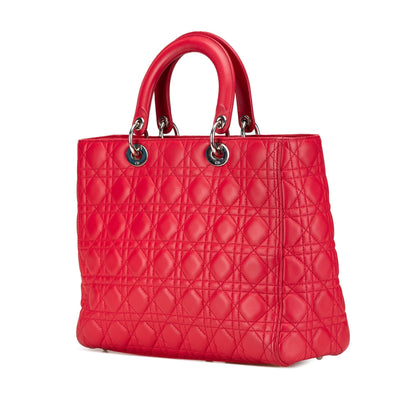 Dior Lady Dior Leather Handbag